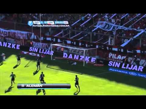 Gol Alemán  Independiente 1   Unión 1  B Nacional  Fecha 11  Fútbol Para Todos