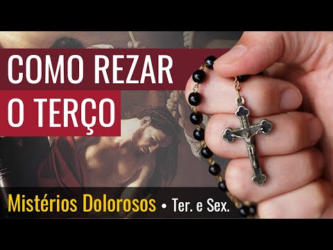 HOW TO PRAY THE ROSARY - SORROWFUL MYSTERIES - TUE AND FRI (ILLUSTRATED STEP BY STEP)