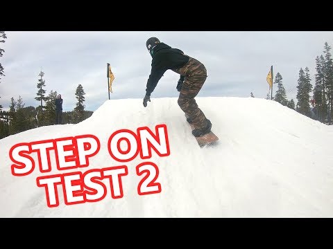 Testing the Burton Step Ons at Northstar Terrain Park Video