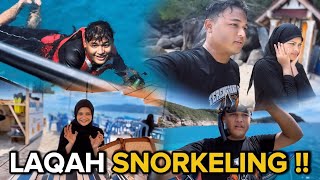 LAQAH SNORKERLING !! KITORANG DRIFT BOT DEKAT LAUT  !!