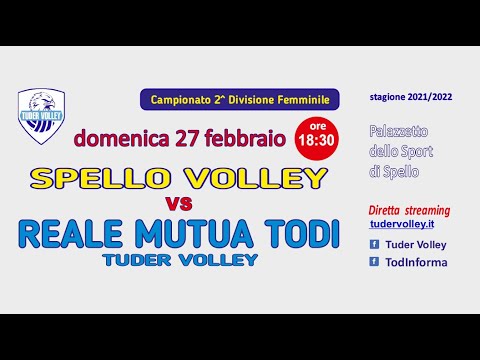 Seconda Divisione Femminile girone C -  SPELLO VOLLEY vs REALE MUTUA TODI TUDER VOLLEY