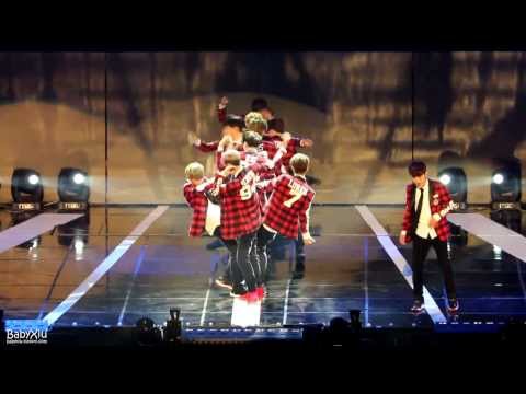 140123 서울가요대상 EXO 늑대와미녀+으르렁 full cam