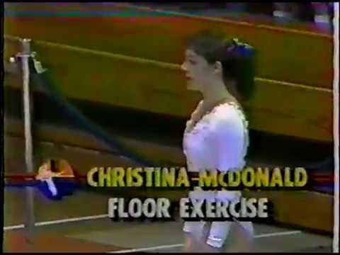 Christina McDonald (Florida) - 1991 Auburn at Florida - FX