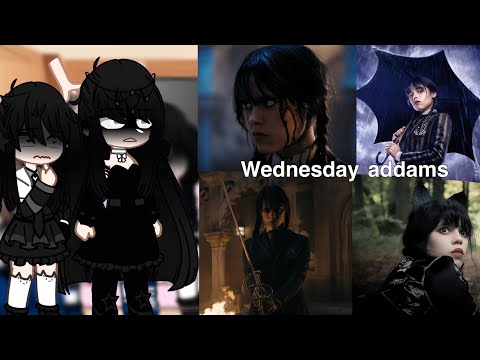 The addams Family + Nevermore Reacts to Wednesday // #wednesdayaddams #theaddamsfamily //