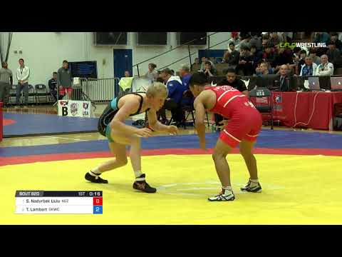 FS/57 KG/57 F, Samat Nadyrbek Uulu, Kyrgystan Vs Tim Lambert, Sunkist Kids Wrestling Club Copy.mp4