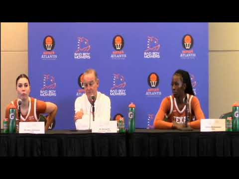 Battle 4 Atlantis Women's Tournament 2022 - Rutgers at Texas Post-game