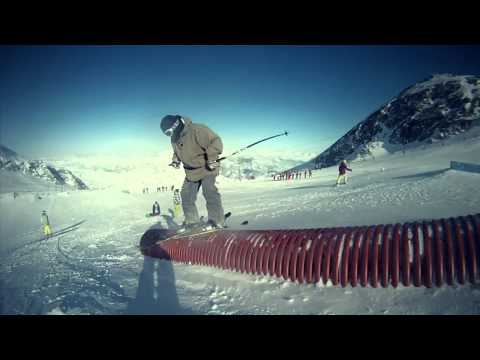 Snowpark Kitzsteinhorn - Freeski Session im Glacier Park