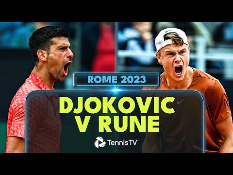 Novak Djokovic vs Holger Rune Highlights | Rome 2023