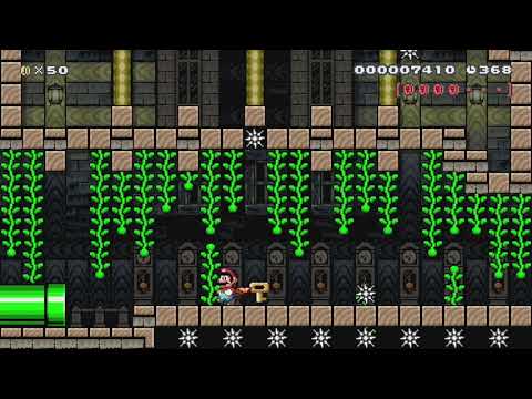 ここちよい針のシゲキ by げっぺい - Super Mario Maker - No Commentary 1bp