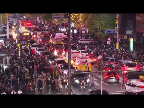 Coś strasznego! Koszmar w Seulu. Stratowani ludzie. Setki ciał na ulicach