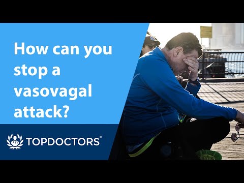 How can you stop a vasovagal attack?