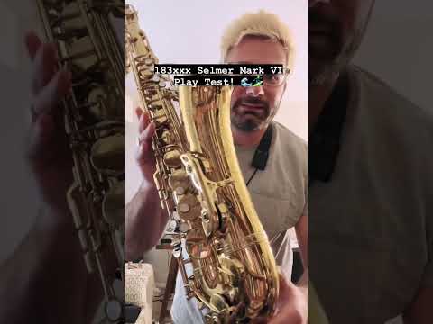 #shorts Selmer Mark VI Play Test! 183xxx NEW OVERHAUL