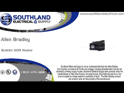 Allen Bradley, W32, Bulletin 509, Heater Element