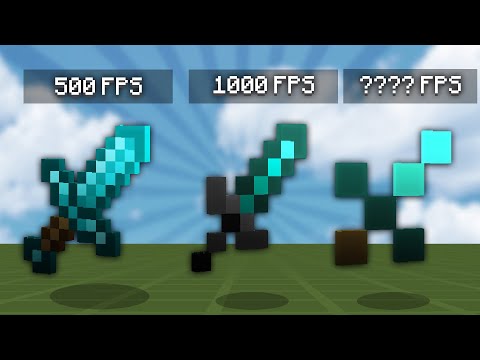 NotroDan - 4x VS 8x VS 16x Pack FPS Comparison in Minecraft PVP