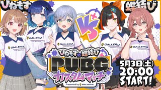 自己紹介ルール説明 - 【 #ぶいすぽほぼ24_Day1】ひねもすVS蝶結び PUBGカスタムマッチ!!【GALLERIA】