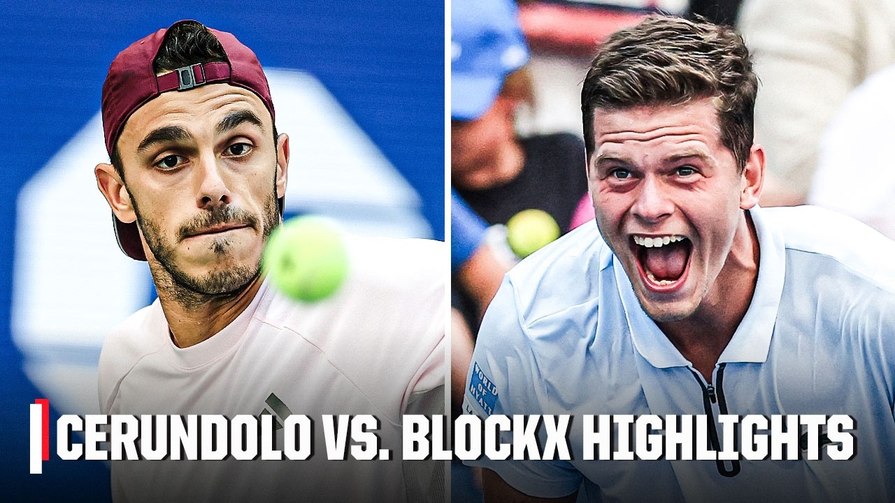 No. 24 Francisco Cerúndolo vs. No. 28 Alexander Blockx | Full Match Highlights | 2026 US Open
