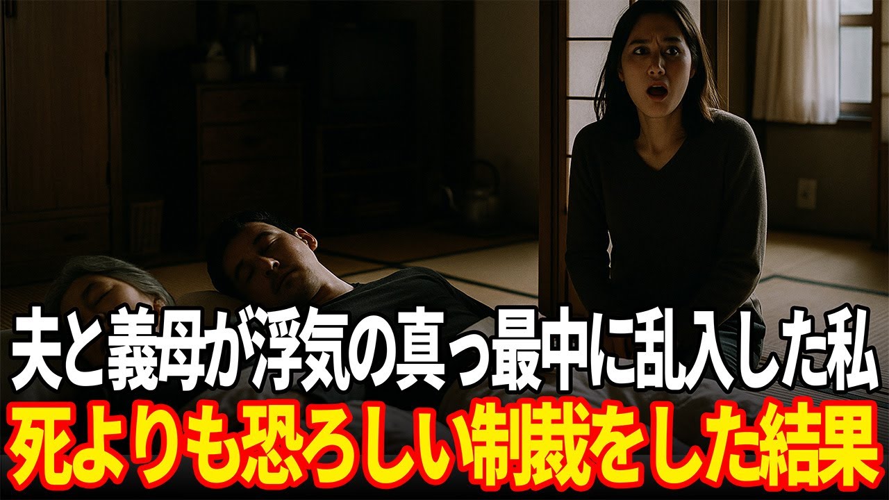 夫と義母が浮気の真っ最中に乱入した私。◯よりも恐ろしい制裁をした結果