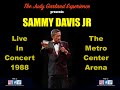 SAMMY DAVIS JR Live In Concert At The Metro Center Arena Minneapolis 1988  MORTY STEVENS Orchestra