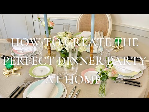 So veranstalten Sie die perfekte Dinnerparty zu Hause