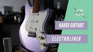 Video thumbnail for Kauer Guitars Electroliner // Guitar Showcase by gearfever
