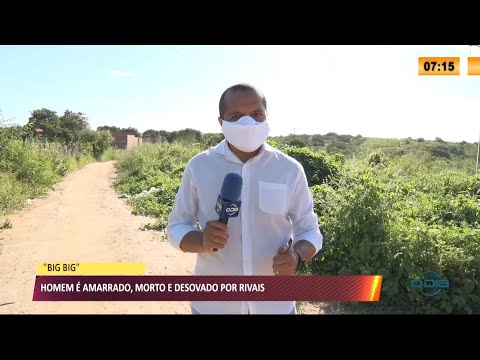Homem conhecido como Big Big foi amarrado, torturado e morto por rivais em Timon 08 04 2021