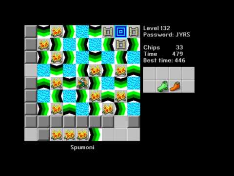 CCLP1 Level 132: Spumoni, 446 (bold)