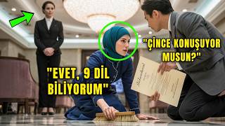 CEO Temizlikçiyi 9 Dil Konuşurken Duyunca Şoke Olur ve Onun Hayatını S