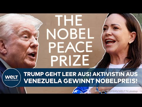FRIEDENSNOBELPREIS Nicht Trump, sondern Maria Corina Machado! Demokratin aus Venezuela ausgezeichnet