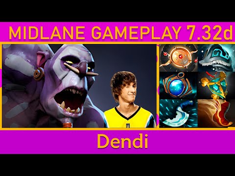🌟Dota 2 Top MMR Dendi Witch Doctor Mid Gameplay