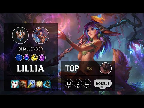Lillia Top vs Malphite - EUNE Challenger Patch 10.18