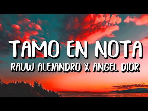 Rauw Alejandro x Angel Dior - Tamo En Nota (Letra/Lyrics)