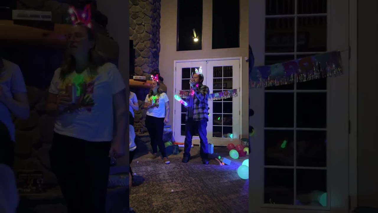 Glow in the dark party #rage