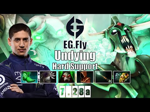 Undying Hard Support | EG.Fly | THIS ZOMBIE IS A BROKEN SUPPORT | 7.28a Gameplay Highlights