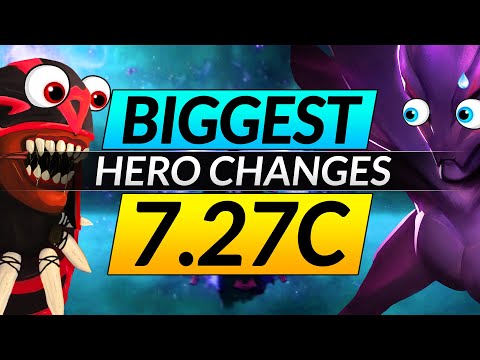 NEW PATCH 7.27c: BIG Hero Changes, Buffs and Nerfs to ABUSE - Dota 2 Pro Meta Guide