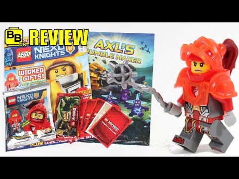 LEGO NEXO KNIGHTS MACY MINIFIGURE ISSUE 20 MAGAZINE REVIEW Video