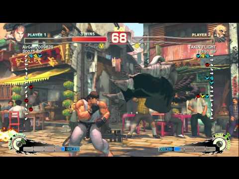 Air [Ryu] vs TAKIN FLIGHT [Gouken] Pe4chz [Adon] SSF4 Endless Matches - Xbox Live