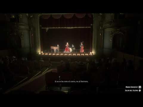 ROBIN KONINSKY MUSICA ESPECTACULO SAINT DENIS TEATRO Red Dead Redemption 2 RDR2 GAMEPLAY PS4