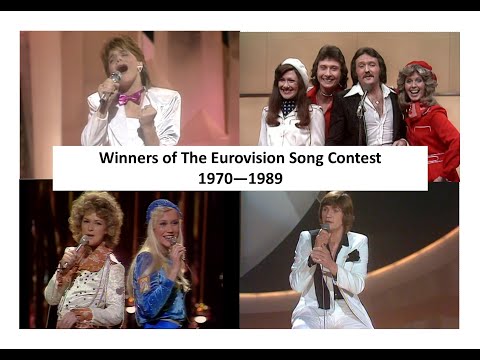 Winners of the Eurovision Song Contest 1970-1989