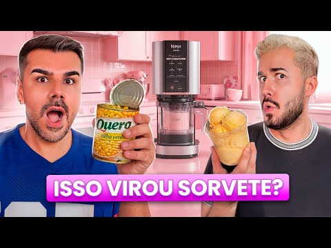 Trying to make ice cream from canned corn in a machine that turns everything into ice cream! - Ti...