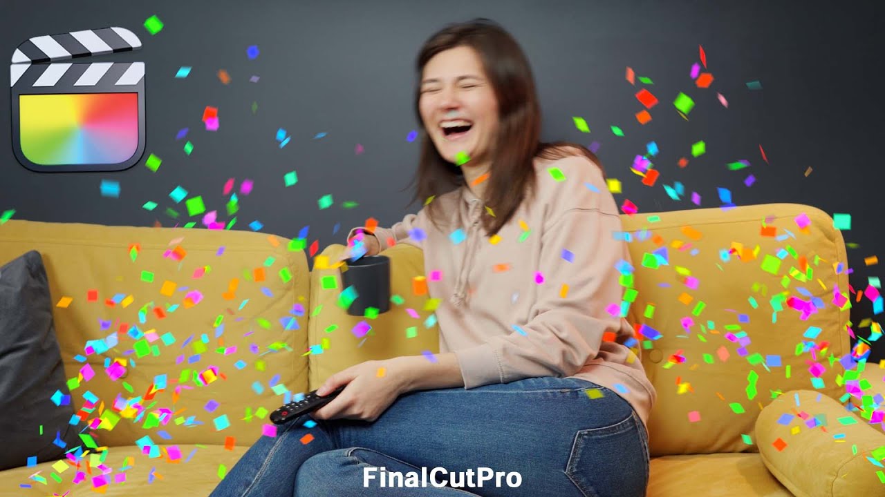 紙吹雪(クラッカー)の動画編集方法【無料版&有料版】FinalCutPro