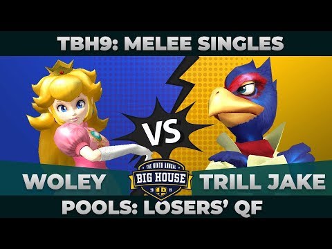 Woley vs Trill Jake - Pools Losers' Quarterfinals: Melee Singles - TBH9 | Peach vs Falco