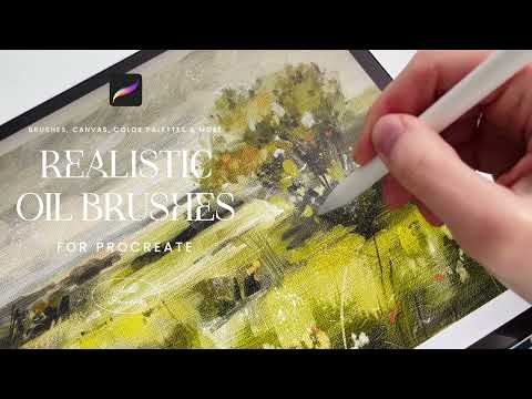 Realistic Oil Brushes for Procreate