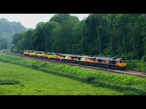 Colas Super Convoy - 7 Locos @ Avoncliff, 28/05/18