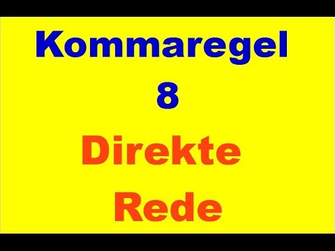 100 Sekunden Zeichensetzung - Direkte Rede