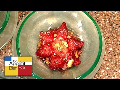 [Recette] Compotée De Rhubarbe Aux Fraises Gariguettes - Chef Guy Guilloux