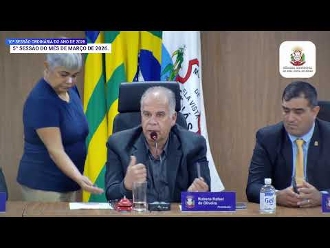 10º SESSÃO ORDINÁRIA DO ANO DE 2026