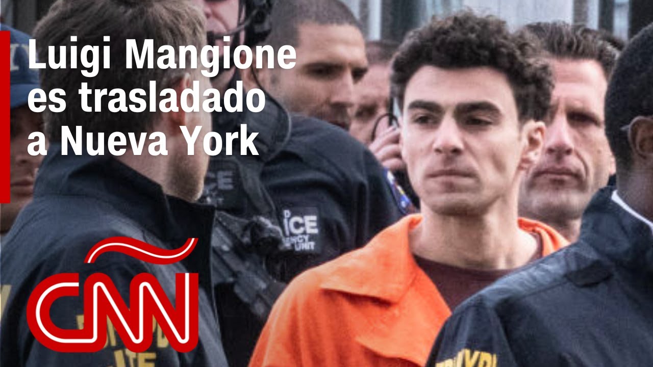 Trasladan a Luigi Mangione a Nueva York para enfrentar 11 cargos por el asesinato de Brian Thompson