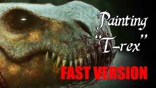 Speedpainting - T-rex (FAST VERSION)