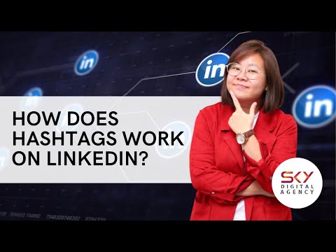 How does #hashtags work on LinkedIn?