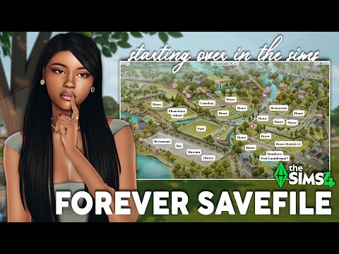 Starting over in The Sims 4…  so let's start a Forever Savefile! ✨